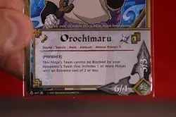Naruto CCG Orochimaru #447 Sound Sannin Ninja Card 6/4 Rare Anime TCG Game - Image 3