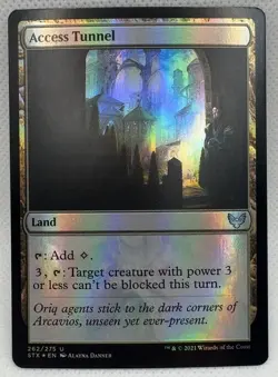Access Tunnel 262 Strixhaven: School of Mages Foil U NM MTG Card - Image 1