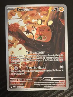 POKEMON TCG Perfect Order DEDENNE IR Illustration Rare Card 093/088 - Image 2