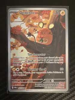 POKEMON TCG Perfect Order DEDENNE IR Illustration Rare Card 093/088 - Image 4