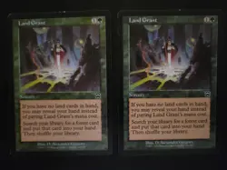 Land Grant x2 - Mercadian Masques 1999 - LP - Pauper Stompy - MTG - Image 1