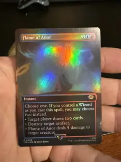 Flame of Anor (Borderless Foil) Lord of the Rings 406 NM - Image 1