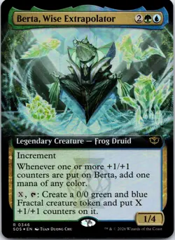 Berta, Wise Extrapolator (Extended Art) 346 Secrets of Strixhaven Foil NM - Image 1