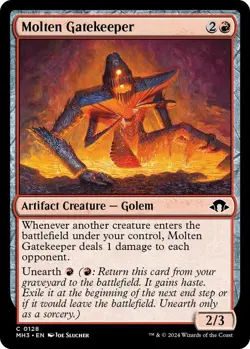 Molten Gatekeeper 128 Common Modern Horizons 3 Foil Near Mint - Image 1