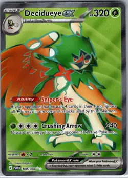 Decidueye ex 100/088 ME03: Perfect Order - Pokemon Card - NM - Image 1