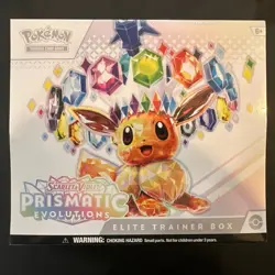Pokemon TCG Scarlet & Violet Prismatic Evolutions-Elite Trainer Box (New Sealed) - Image 1