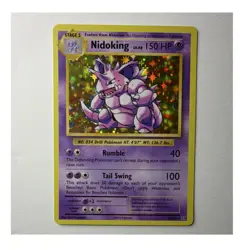 Pokemon TCG Nidoking 45/108 Evolutions (2016) Holo Rare - English - Image 1