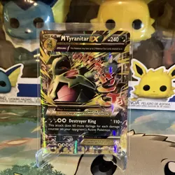 Pokemon TCG M Tyranitar EX 43/98 XY Ancient Origins Mega Ultra Rare Holo - Image 1