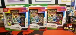 Pokemon First Partner Illustration Collection Series 1 (LOT OF 3)!!! - Image 1