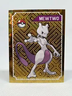 MEWTWO GOLD STICKER - LAST EVOLUTION - POKEMON PSA , CGC , BGS , TAG , TCG - Image 1