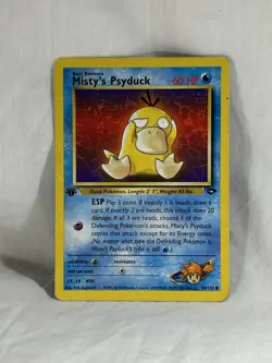 Pokemon TCG - Misty’s Psyduck 90/132 - 1ST EDITION COMMON - Image 1