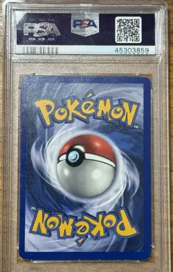 1999 Pokemon Game Alakazam #1 Shadowless PSA 4 - Image 2