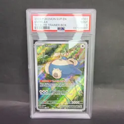 2023 Pokemon SVP EN Snorlax 151 Trainer Box #051 PSA 9 - Image 1