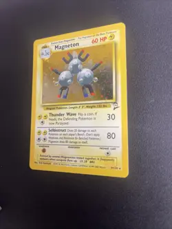 Pokemon TCG Magneton Base Set 2 Holo Unlimited Rare Super Clean - Image 2