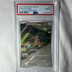 Pokemon Kangaskhan Sv10 Destined Rivals Illustration Rare Holo PSA 10 204/182 - Image 1