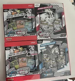 Pokemon Black Bolt White Flare Poster Binder Collection 2-Pack (1 Each) - Image 1