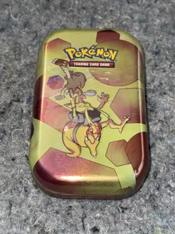 Pokemon Scarlet & Violet 151 Kadabra Hitmonlee Mini Tin 2 Booster Packs Sealed - Image 1