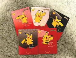 Pokemon 5x Booster 25th Anniversary McDonalds Promo Deutsch Karte Set Jubilaum - Image 1