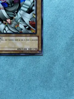 Konami Yugioh Alpha the Magnet Warrior DOR-001 Unlimited Secret Rare 1400/1700 - Image 5