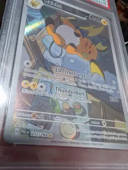 Pokemon Sv02: Paldea Evolved Raichu Holo Illustration Card 211/193 PSA 10 - Image 2