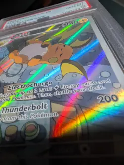 Pokemon Sv02: Paldea Evolved Raichu Holo Illustration Card 211/193 PSA 10 - Image 3