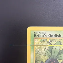 Erika's Oddish Gym Challenge 70/132 Vintage WOTC Pokemon TCG Card (damaged)￼ - Image 2