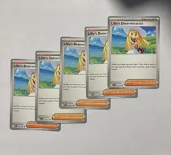 Lillie's Determination Playable Pokemon TCG Trainer Card Lot (x5) MEG & ASC - Image 1