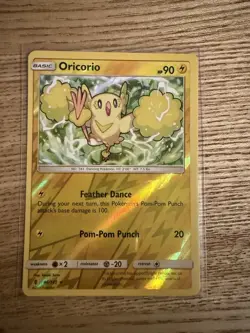 Pokemon Card Oricorio Guardians Rising Reverse Holo Rare 46/145 Near Mint - Image 1