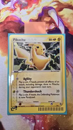 Pokemon Pikachu TCG Black Star Promo 012 E-Reader Holo Card 2003 - Image 2