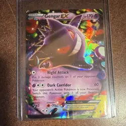 Gengar EX Ultra Rare Holo 34/119 XY Phantom Forces Pokemon TCG Card - Image 1