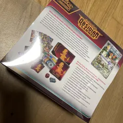 Pokemon Karmesin & Purpur Obsidian Flammen Top Trainer Box Glumanda Deutsch Neu - Image 3