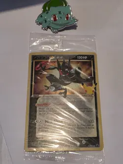 Greninja Gold Star SWSH 144 Pokemon Celebrations Sealed Promo Holo Card - Image 1