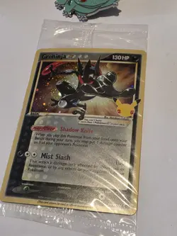 Greninja Gold Star SWSH 144 Pokemon Celebrations Sealed Promo Holo Card - Image 2