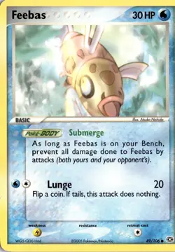 Feebas - 049/106 49/106 Emerald Pokemon Card TCG - Image 1