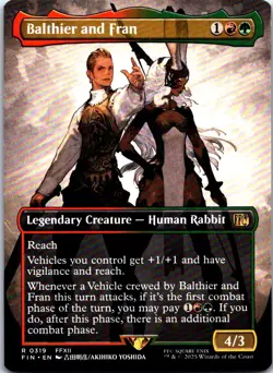 Balthier and Fran () (Borderless) R FINAL FANTASY 319 LP - Image 1