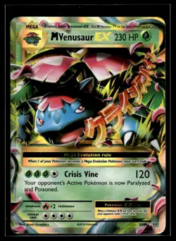 Pokemon TCG M Venusaur-EX XY - Evolutions #2/108 Mega/Rare Holo EX - Image 1