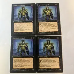 MTG / Knight Of Stromgald X 4 / Iceage / Lp - Image 1