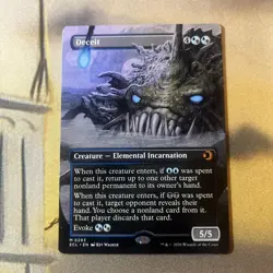MTG / Deceit / Borderless / Nm & Never Played - Image 1