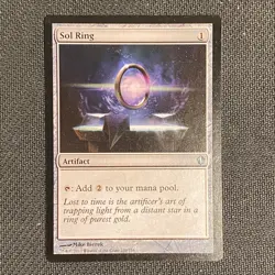 Sol Ring 259 Uncommon Commander 2013 Magic: The Gathering Lightly Played - Image 1