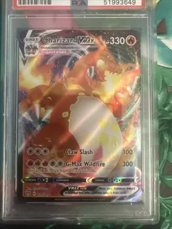 2020 POKEMON SWORD & SHIELD DARKNESS ABLAZE #020 FULL ART/CHARIZARD VMAX PSA 10 - Image 2