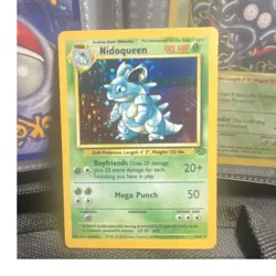 Nidoqueen 7/64 Jungle Holo Rare Pokemon Card 1999 Wizards of the Coast - Image 1