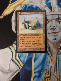 Grand Coliseum MTG Onslaught Rare Land Moderately Played x1 GC2 - Image 1