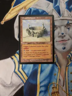 Grand Coliseum MTG Onslaught Rare Land Moderately Played x1 GC2 - Image 2