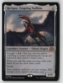 Herigast, Erupting Nullkite 8 Mythic Modern Horizons 3 Near Mint - Image 1