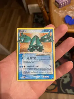 Regice Gold Star 90/92 - 2006 Pokemon Legend Maker Holo - LP/MP - Image 1