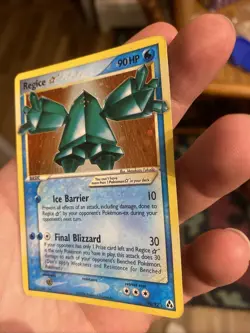 Regice Gold Star 90/92 - 2006 Pokemon Legend Maker Holo - LP/MP - Image 3