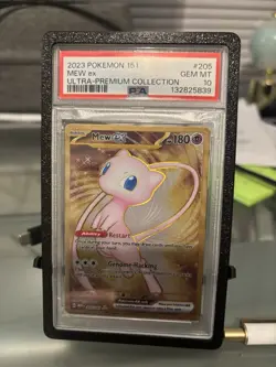 PSA 10 2023 Pokemon 151 Mew ex #205 Hyper Rare Gold Full Art 🔥 GEM MINT - Image 1