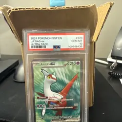 2024 Pokemon Ssp En-Surging Sparks Ultra Rare Latias Ex #220 PSA 10 - Image 2