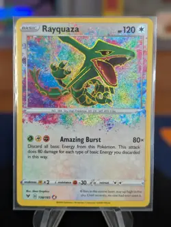 Pokemon TCG - Rayquaza 138/185 Amazing Rare Vivid Voltage SWSH4 NM+ - Image 1