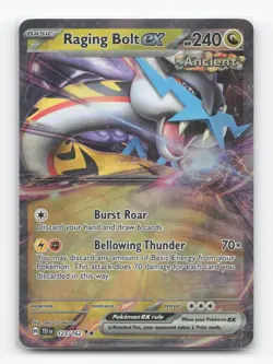 Pokemon TCG - Raging Bolt ex 123/162 Near Mint Double Rare Temporal Forces - Image 1